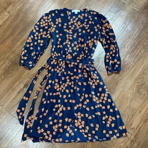 Amour Vert silk wrap dress